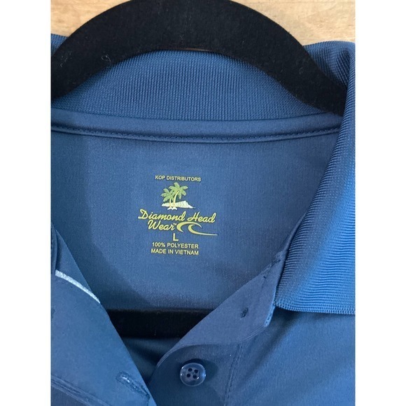 Diamond Head Wear Shirt‎ Mens Large Polo Golf Lotte Embroidered - Picture 7 of 11